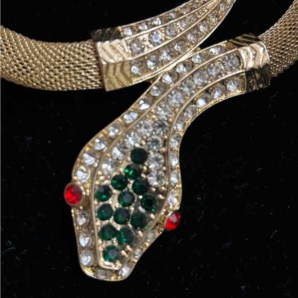 SET- STUNNING MESH SET-SNAKE NECKLACE SET - Picture 11 of 12